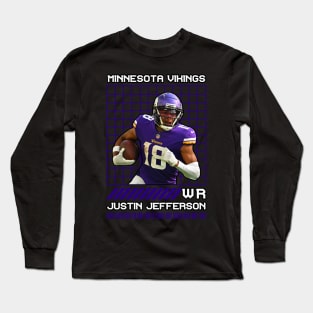 JUSTIN JEFFERSON - WR - MINNESOTA VIKINGS Long Sleeve T-Shirt